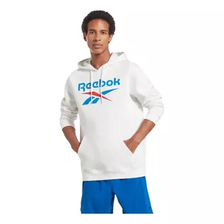 Buzo Hombre Reebok Original Stacked Logo Hoddie - Colores