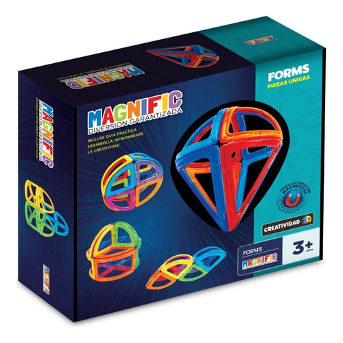 Bloques Iman De Magnific Forms Set Pezas Unicas Large