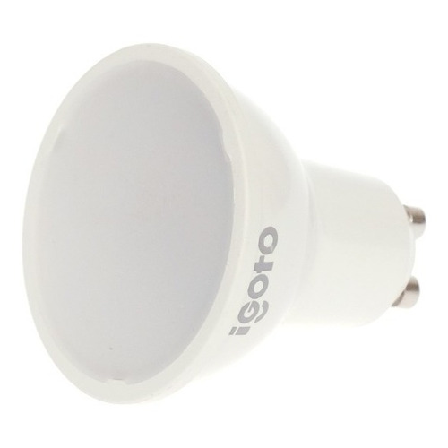 Foco Led Dicroica, Gu10, 7w Multivoltaje Color de la luz Blanco cálido