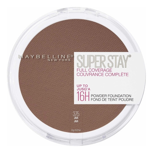 Maybelline Ny Base De Polvo Superstay Cobertura Completa Tono Java #375