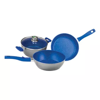 Flavorstone Bateria De Cocina Set Azul