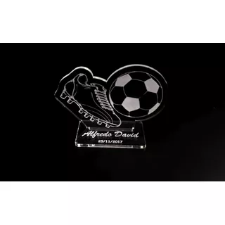 Souvenir 18 Años Futbol Personalizado Botin  X 15 U Acrílico