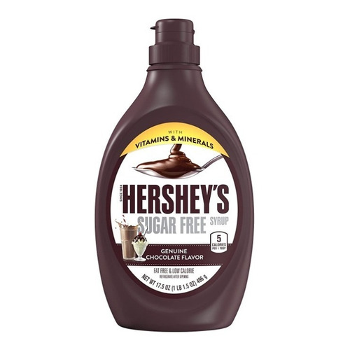 Hershey's Jarabe De Chocolate Cero Azúcar 496g Xtrm P