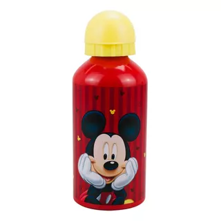 Garrafa Alumínio Meninos Lancheira Mickey 500ml  Disney