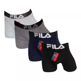 Pack X4 Bóxer Fila Por Un Precio De Oferta.