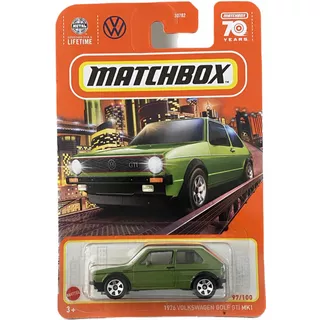 Matchbox 1976 Volkswagen Golf Gti Mk1 Verde 70 Years 97/100