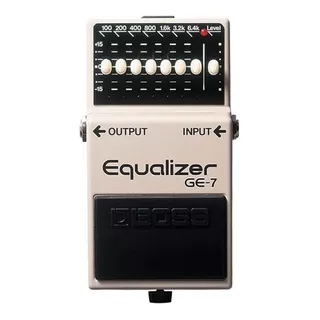 Pedal De Efeito Boss Graphic Equalizer Ge-7  Cinza