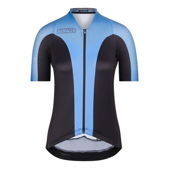 Jersey Ciclismo Bioracer Icon Mujer Block Pacific Blue
