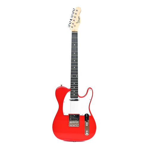 Guitarra eléctrica Parquer Custom TL100 telecaster de caoba 2019 roja multicapa