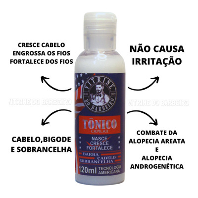 Tônico Nasce Cresce E Fortalece Cabelo Anti Alopécia Areata!