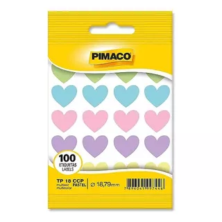 Etiqueta Pimaco Adesiva 18,mm 100 Un Decorativa