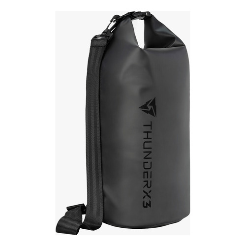 Mochila Gamer Thunderx3 Dry Bag 10 Bag-black-v1 Color Negro Diseño de la tela Liso