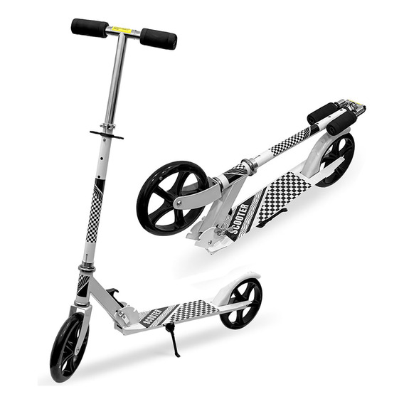 Monopatin Scooter Plegable Rueda Grande 200 Mm  - El Rey