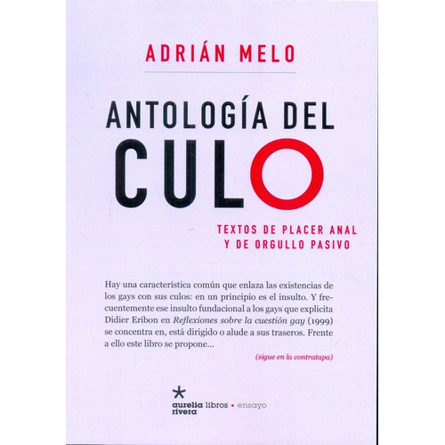 Antología Del Culo - Melo, Adrian