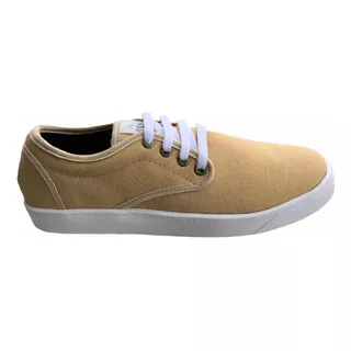 Zapatillas Marca Rcn Náuticas Beige Modelo 27