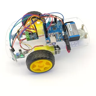 Carro Robot Bluetooth Hc06 Seguidor Tcrt5000 Con Tutoriales