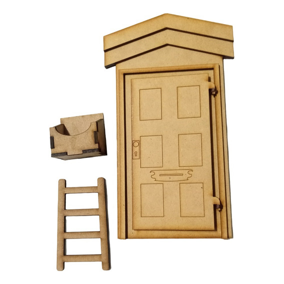 Puerta Mágica Ratón Pérez  Decorativa Dientes, Niños Mdf