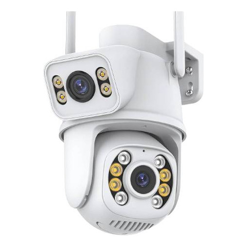 Cámara de seguridad  Wonsdar XM08-8MP-WIFI Wireless con resolución de 8MP visión nocturna incluida blanca