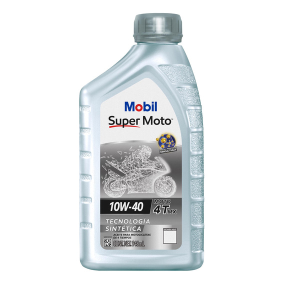 Mobil Super Moto 4t Mx 10w-40 Litro Mobil 127902