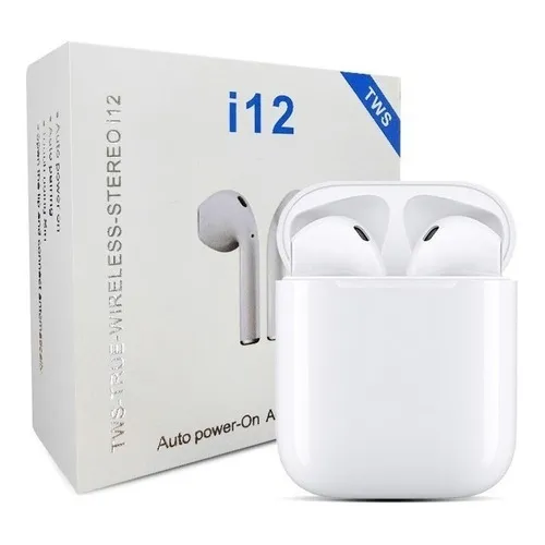 Aud fono I12 Bluetooth Tws Manos Libres Inalambricos Color Blanco