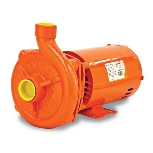 Bomba Centrífuga Semi Profesional Evans 2hp Trifásica Color Naranja Frecuencia 60 Hz