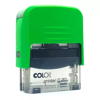 Sello Personalizado Médico Profesional En El Acto + 4 Líneas Tinta Negra Exterior Verde Manzana