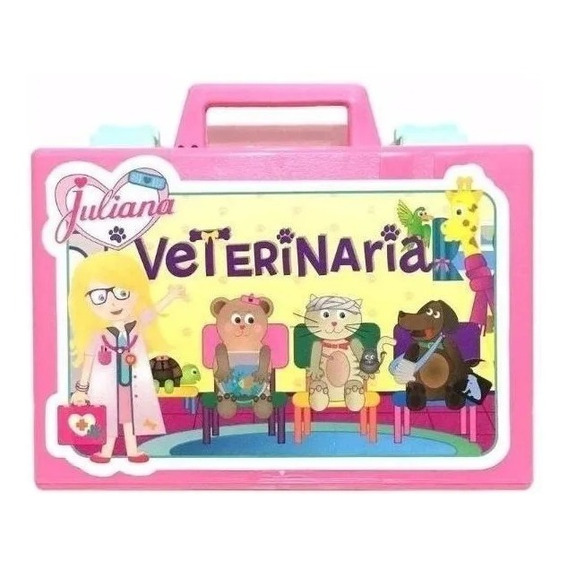 Valija Juliana Veterinaria Chica Con Peluche Sorpresa