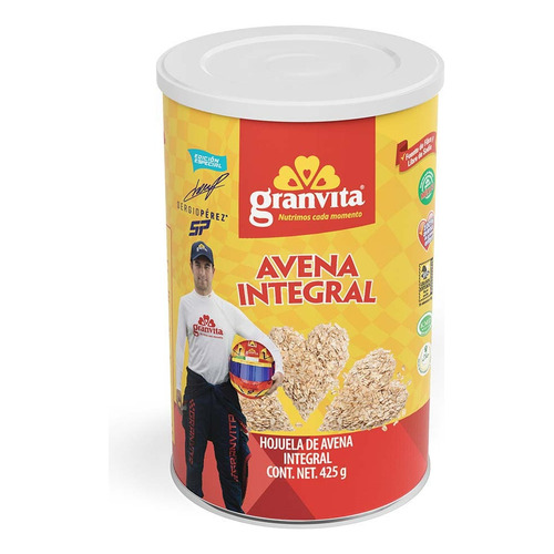 4 Pzs Granvita Avena En Hojuela Natural 425gr