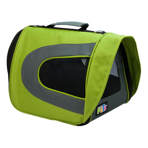 Transportadora Ch Tela C/visera Fashion Mascotas Fancy Pets