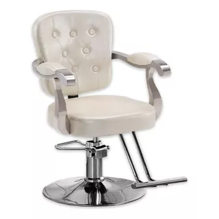 Sillon Barbero Barberia Peluqueria Silla Washington Blanco