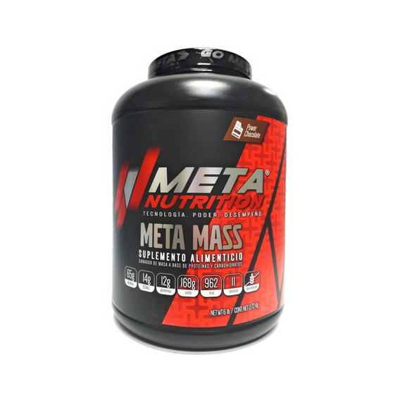 Proteina Meta Nutrition Meta Mass 2.72 Kg Sabor Chocolate