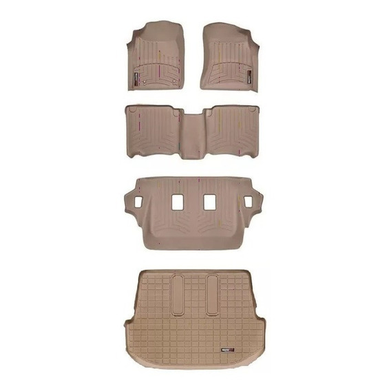 Kit Tapete Termoformado Weathertech Toyota Fortuner Beige