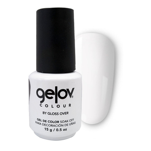 Gelov Blanco Dove 127 Gel Para Uñas 15g Gloss Over