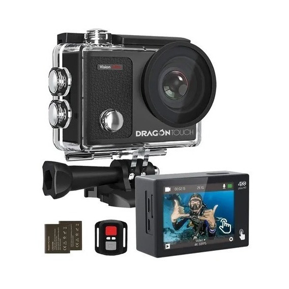 Cámara Go Pro 4k Dragontouch Vision 3 Pro Original Promocion