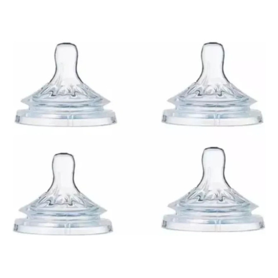 Tetina De Mamila Compatible Con Avent Natural, 4 Piezas