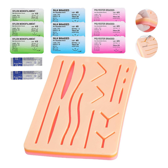 Kit De Práctica De Sutura: Modelos Anatómicos Para Estudiant