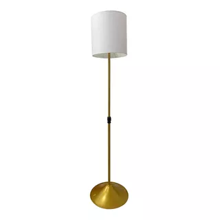 Abajur Chão Luminária De Piso Dourado 170 Cm Altura Hdbrbr