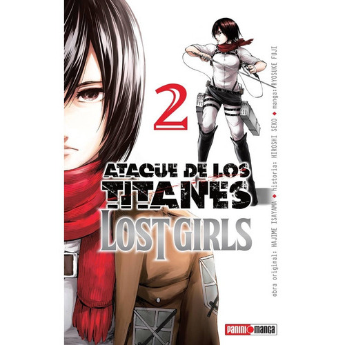 Panini Manga Attack On Titan Lost Girls N.2, De Hajime Isayama. Serie Attack On Titan, Vol. 2. Editorial Panini, Tapa Blanda, Edición 1 En Español, 2019