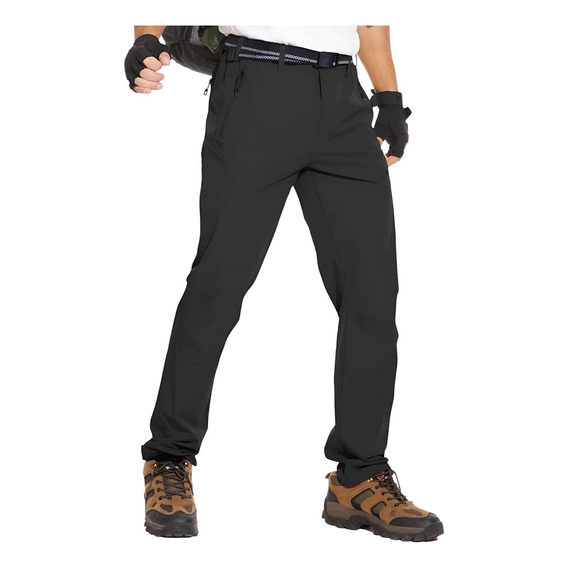 Pantalon Softshell De Hombre Termico Impermeable Para Nieve