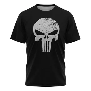 Camisa Punisher Castle Hq Camiseta Justiceiro Frank 