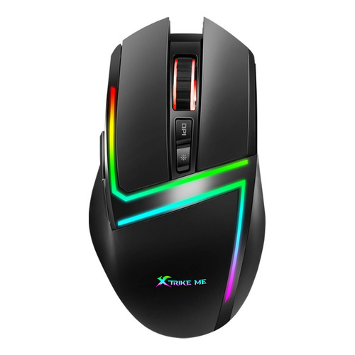 Mouse Gaming Xtrike Me Optico Gm-414 6400dpi Color Negro
