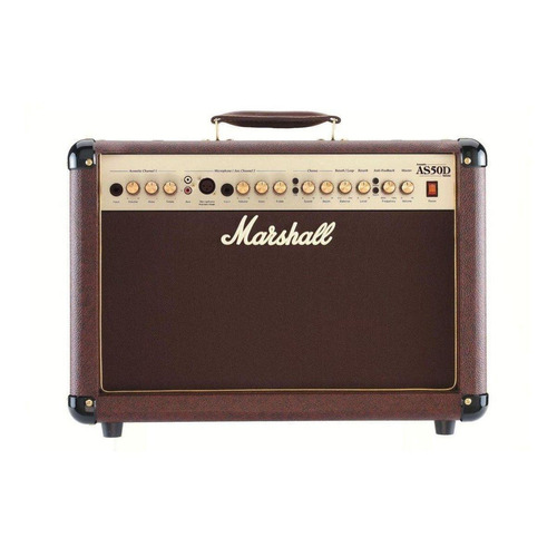 Amplificador Marshall Acoustic AS50D Transistor para guitarra de 50W color marrón