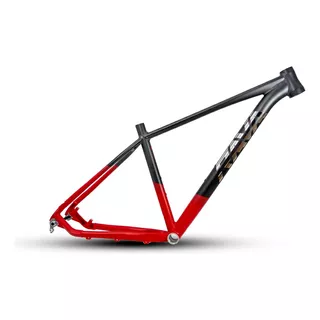 Quadro Rava Nazca Mtb Aro 29 Cabeamento Interno + Eixo Boost Cor Cinza/vermelho Tamanho Del Quadro 17