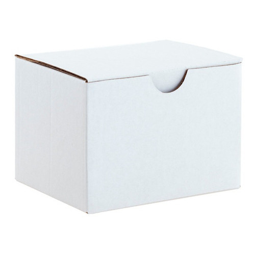 30 Cajas 9x8x6 Cartón Micro Corrugado Armable Para S Color Blanco