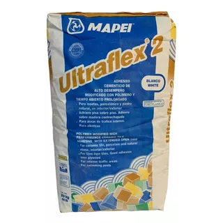 Pego Mapei Ultraflex 2 - Saco22,7 Kg  Blanco