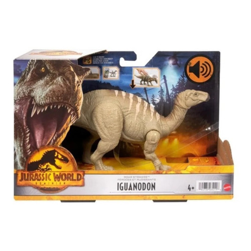 Jurassic World Juguete Iguanodon Ruge Y Ataca