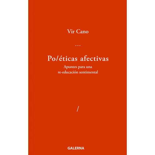 Poeticas Afectivas - Virginia Cano