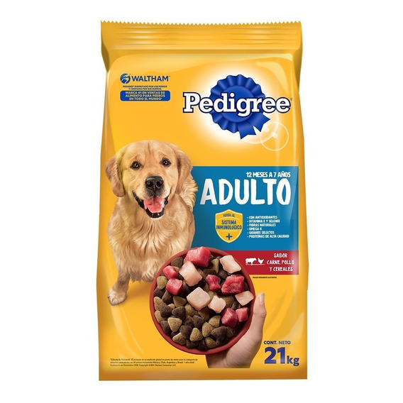 Pedigree Adulto Carne Pollo Y Cereales X 21 Kg