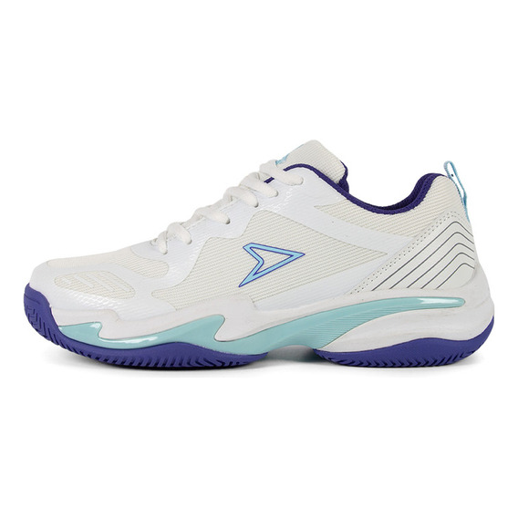 Zapatillas Deportivas Power Muv Plateado Mujer