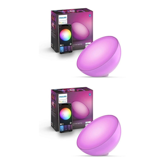 Pack 2 Lamparas Philips Hue Go V2 Bluetooth Zigbee 